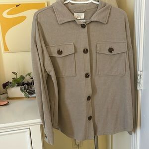 Long sleeve button up sweater
